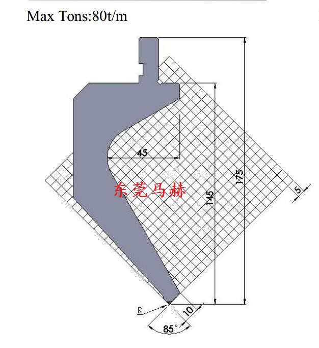 折彎機(jī)模具型號-M85-17